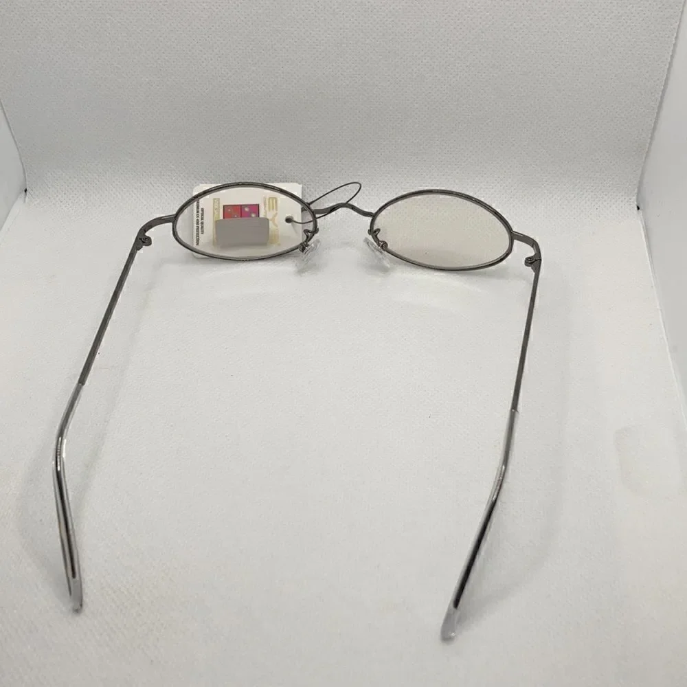 Eyedentification Round Clear Lens Sunglasses